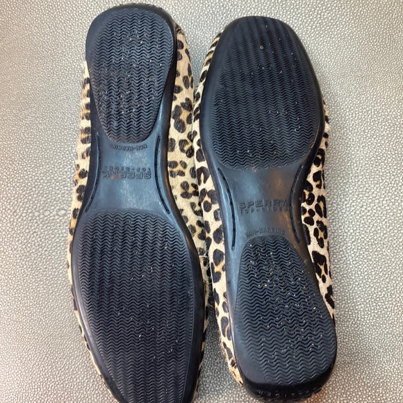 Sperry Top Sider Leopard Print Slip On Loafers Size 7 - Picture 5 of 9